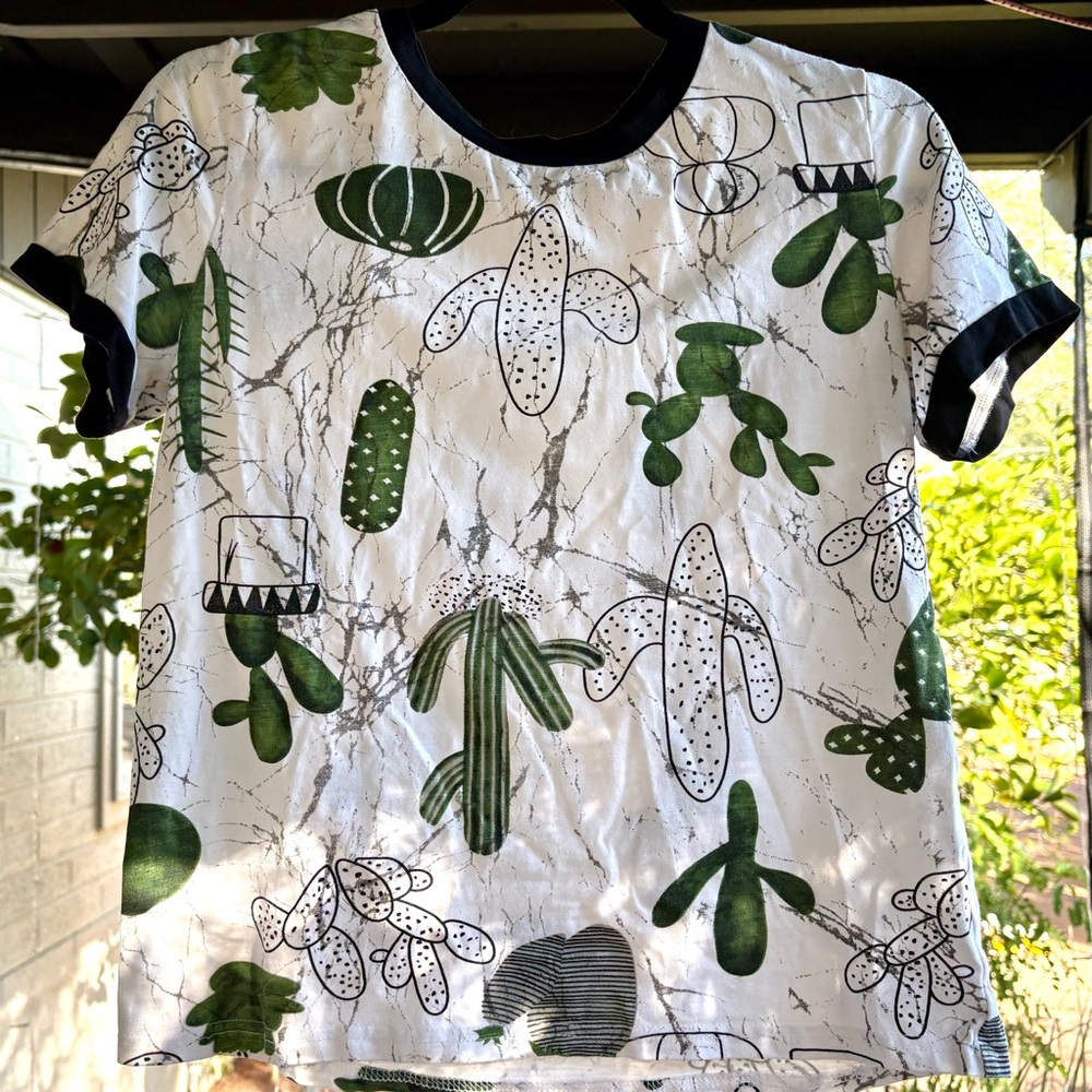Cactus Print T-Shirt